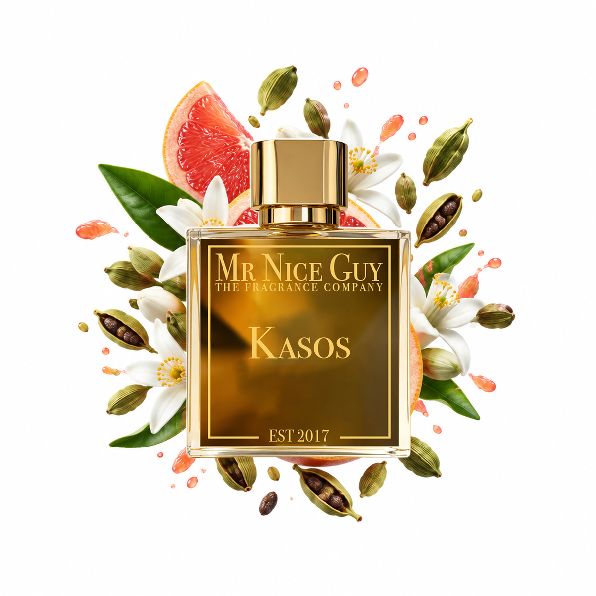 Kasos - Mr Nice Guy Parfum 50ml mit Grapefruit, Orangenblüte und Kardamom