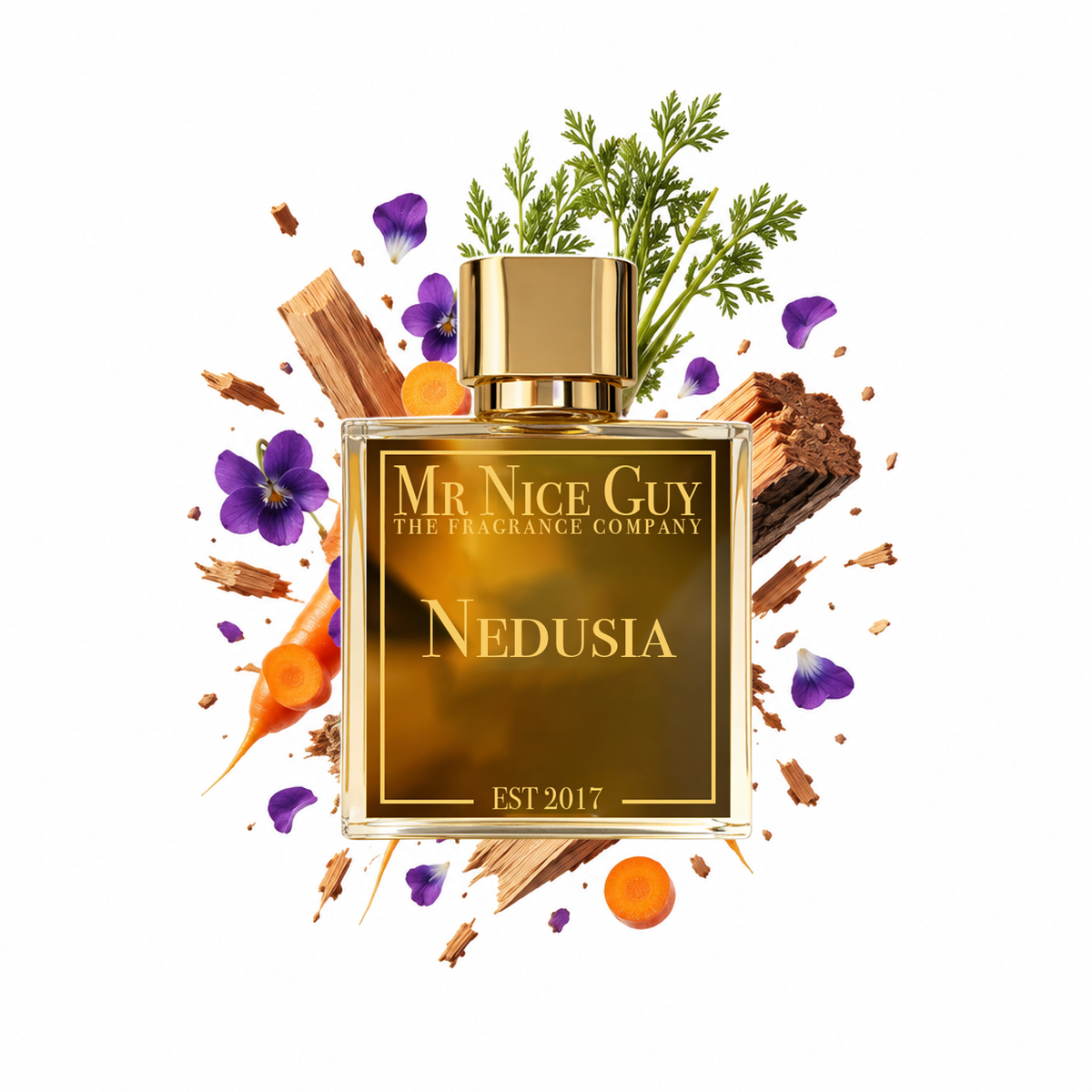 Nedusia - Mr Nice Guy Parfum 50ml mit Karotte, Veilchen und Zedernholz