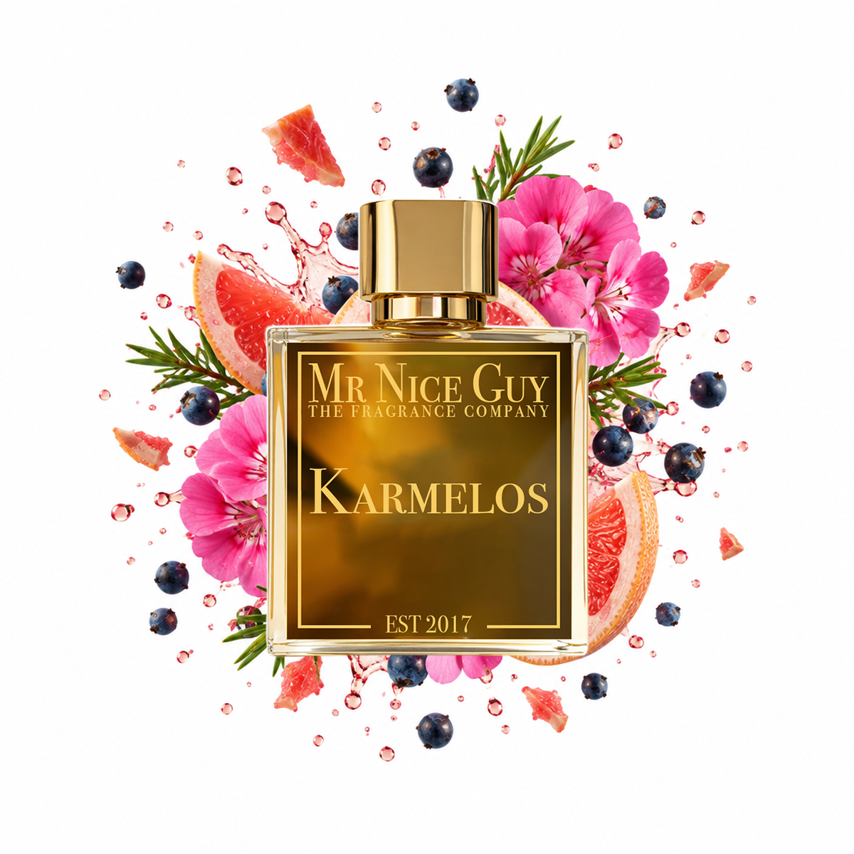 Karmelos - Mr Nice Guy Parfum 50ml mit Grapefruit, Geranie und Wacholderbeeren