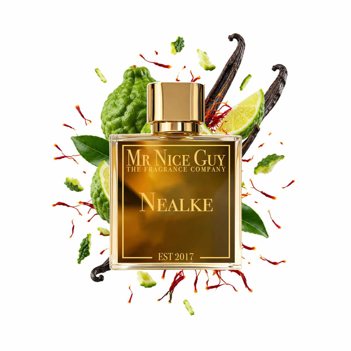 Nealke - Mr Nice Guy Parfum 50ml mit Bergamotte, Safran und Vanille