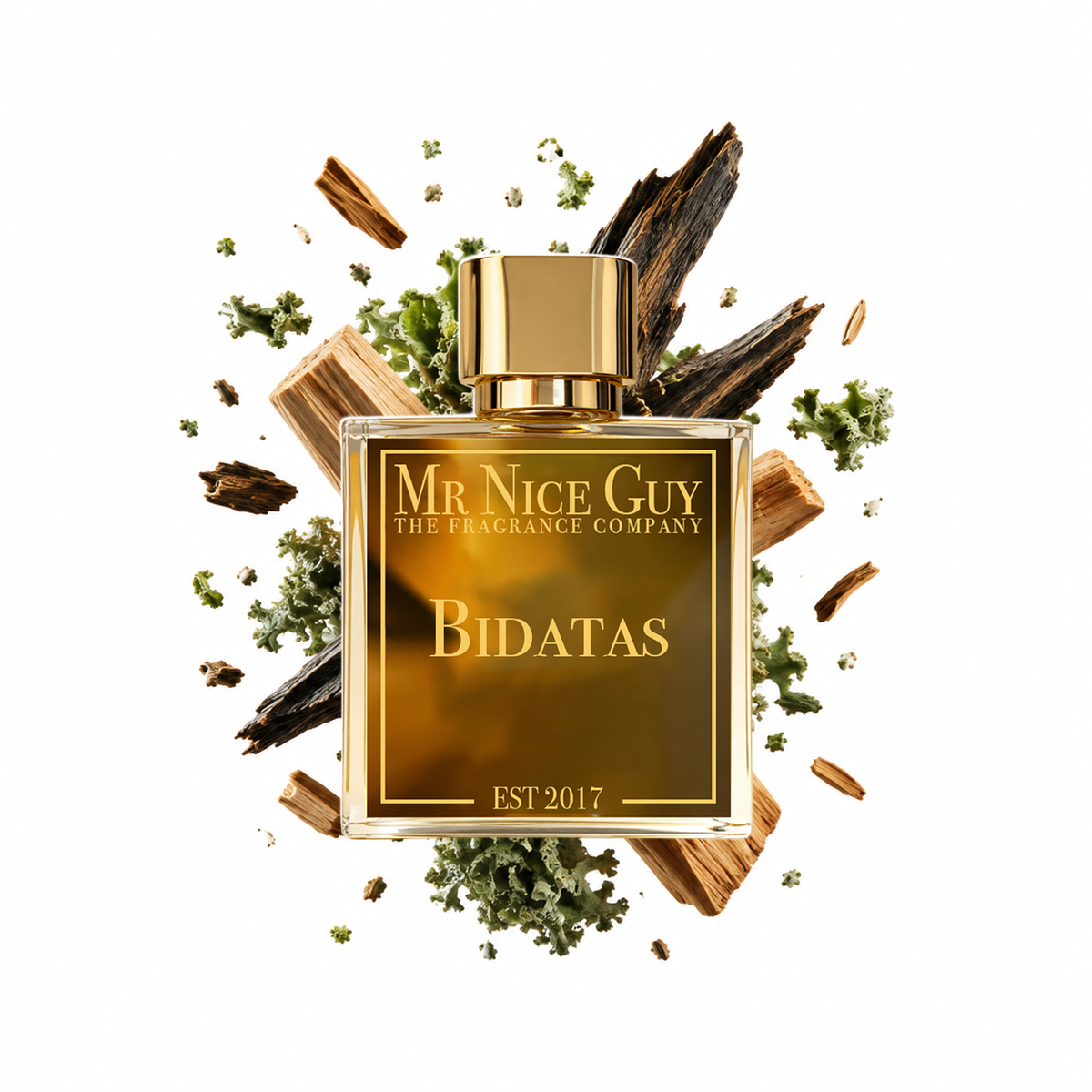 Bidatas - Mr Nice Guy Parfum 50ml mit Sandelholz, Eichenmoos und Oud